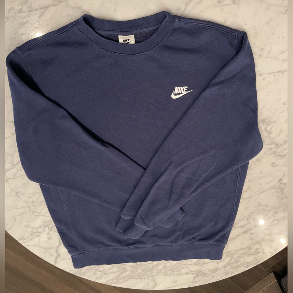 Nike Navy Crewneck Sweatshirt